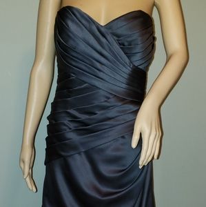 Mori Lee charcoal formal dress, size 12-14